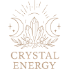 Crystal Energy Floral Line Art