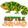 Reptile Squad Bunte Chamäleon-Kunst