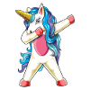 Einhorn-Regenbogen-Magie-Vibes 2026 abpuppen