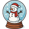Snow Globe Snowman