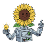 Sunflower Robot Light Ideas