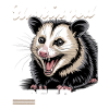 Funny Opossum