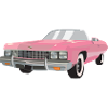 Pinke Auto-Rohlinge