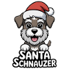 Santa Schnauzer, Dog, Christmas Gift