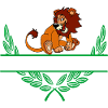 Lion Laurel Wreath with Namespace