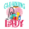 Cleaning Heroine Retro Motif Cleaning