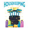 Cleaning Team Motif Housekeeping