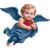 CUPID CHERUB #1 - peace & love