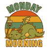 Tired Dragon Monday Morning Coffee