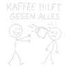 Coffee helps against everything stick figure