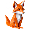 Polygon Fox Illustration