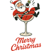 Merry Christmas Santa Claus Holiday Fun