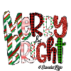 Merry Bright Festive Plaid Pattern