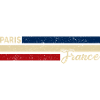 France - Paris - France - Drapeau - Bandes