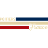 France - Poitiers - France - Drapeau - Rayures