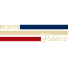 France - Rennes - France - Flag - Stripes