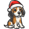Beagle Dog Christmas