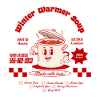 Kochtopf mit Lächeln Retro-Logo