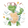 Learning turtle with pen