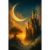 Moonlit Castle Dreamscape