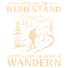 Rentner in Ruhe Wandern - Ruhestand