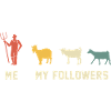 goat Me and my followers goats gift for goat lover