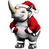 Rhinos Christmas