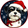 Dog Santa Claus