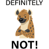 Confident Hyena Caricature