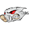 Fiery Boar Head Emblem