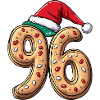 96 Number Biscuit Christmas