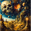 Kosmische Skelettlandschaft