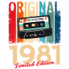 44e anniversaire cassette décembre 1981