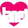 J’aime Janet Pink Heart J’aime Janet