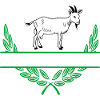 Goat Laurel Wreath with Namespace