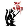 Planet Protection Cat Art