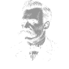 Nietzsche Portrait Bold Quote