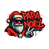 Père Noël Street Art Paix