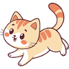 Happy Kitten Illustration
