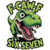 Cawing Dino Six Seven Tee