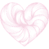 Pastel Heart Swirl Art