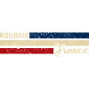 France - Roubaix - France - Drapeau - Bandes