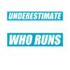 Old man funny running jogging runner