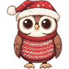 Owl Christmas Xmas