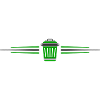 Garbage Can Icon Line