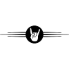 Party Hand Icon Line