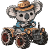 Éleveur de tracteurs koala