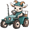 Mountain Goat Tractor Farmer