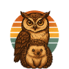 Eule Igel