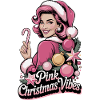 Pink Christmas Vibes, Mrs Claus Candycane